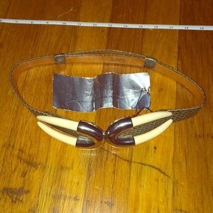 Deadstock NWT Vintage Alexis Kirk Elephant Belt